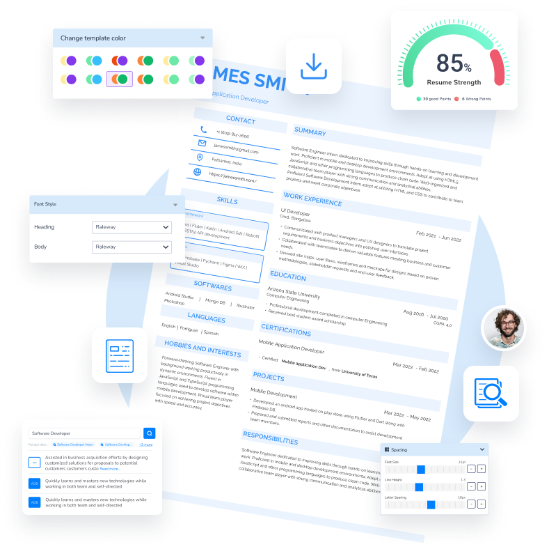 resume format for teaching job in school in india